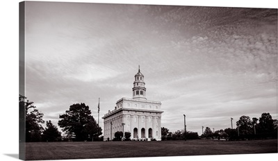 Nauvoo Illinois Temple, Black and White, Nauvoo, Illinois