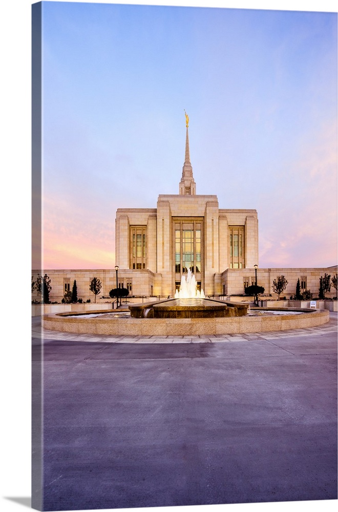 The Ogden Utah Temple sits on an entire city block and is located near the Wasatch Front. Though it's the fifth temple bui...