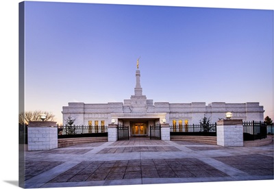 Oklahoma City Oklahoma Temple, Front, Yukon, Oklahoma