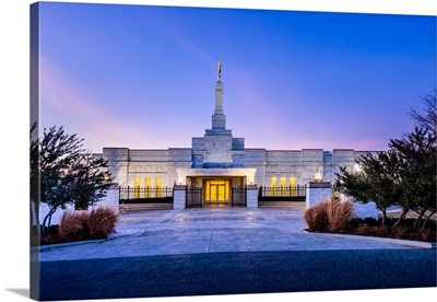 Oklahoma City Oklahoma Temple, Twilight, Yukon, Oklahoma