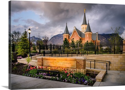 Provo City Center Temple, West Entrance, Provo, Utah