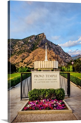 Provo Utah Temple, Sign, Provo, Utah