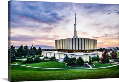 Provo Utah Temple, Sunrise, Provo, Utah