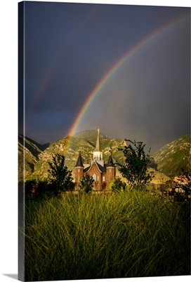 Rainbow and the Tall Grass, Provo City Center Temple, Provo, Utah