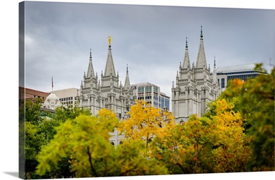 Salt Lake Temple, Above the Fall, Salt Lake City, Utah