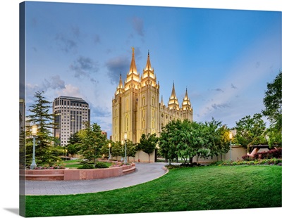 Salt Lake Temple, From Afar, Salt Lake City, Utah