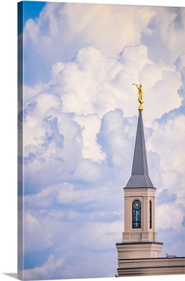 Star Valley Wyoming Temple, Inspiring Clouds, Afton, Wyoming