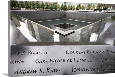 9/11 Memorial in NYC of the World Trade Center