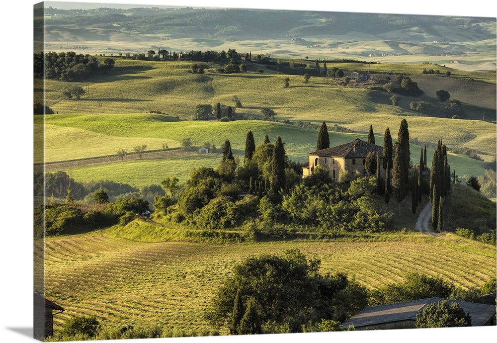Belvedere in the Tuscan countryside in Italy