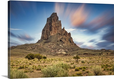 Church Rock Near Monument Valley, Utah