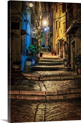 City Streets Of Grisia, Rovinj, Croatia
