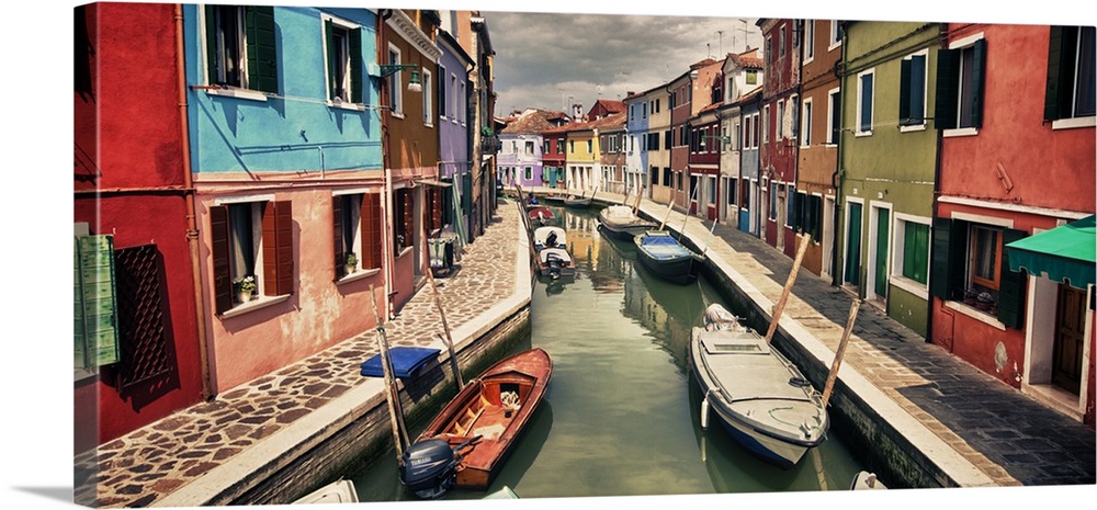 Colorful Borano near Venice, Italy
