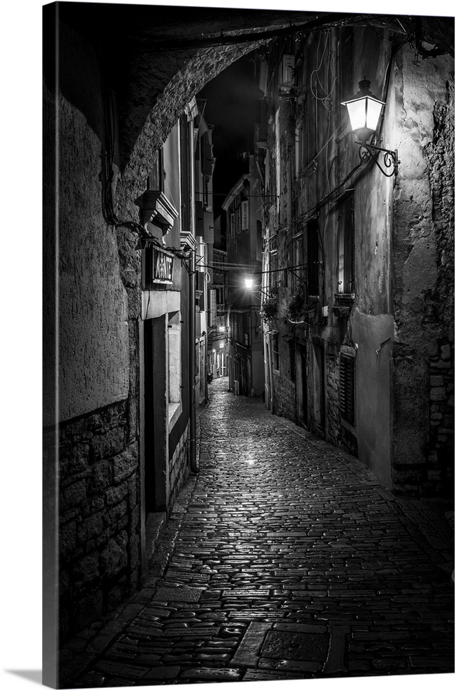 Grisia alleyway in Rovinj, Croatia