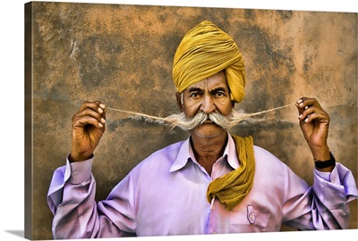 India Turban with great mustache