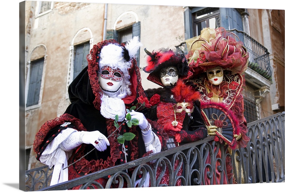 Masquerade time during Carnival, Venice, Italy