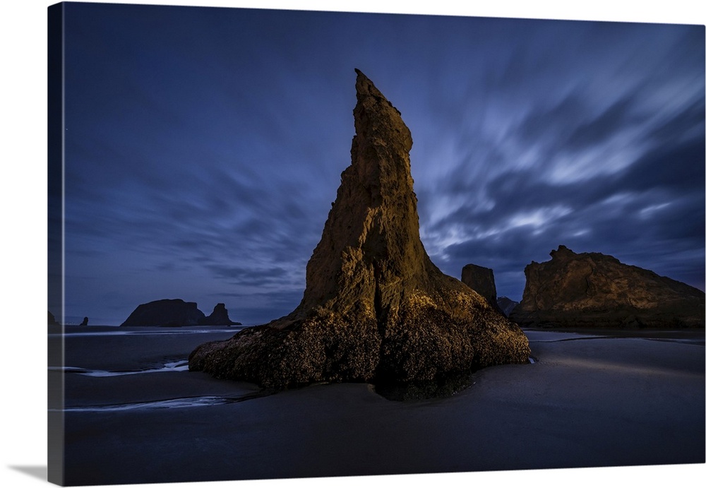Merlins Rock in Bandon on the Oregon Coast.