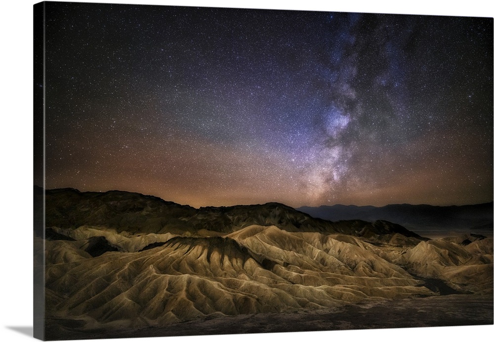Milky Way over Zabriski Point in Death Valley National Park