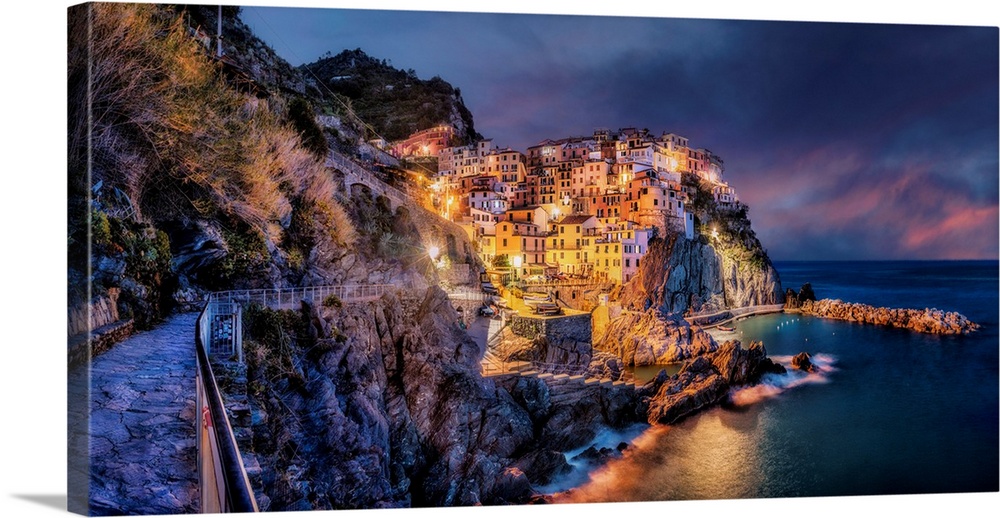 Panorama of Manerola Cinque Terre, Italy