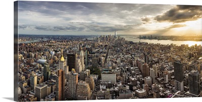 Panorama view from the Empire State Building, New York