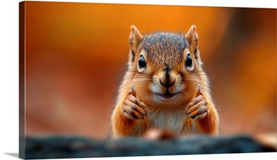 Squirrel Giving The Thumbs Up