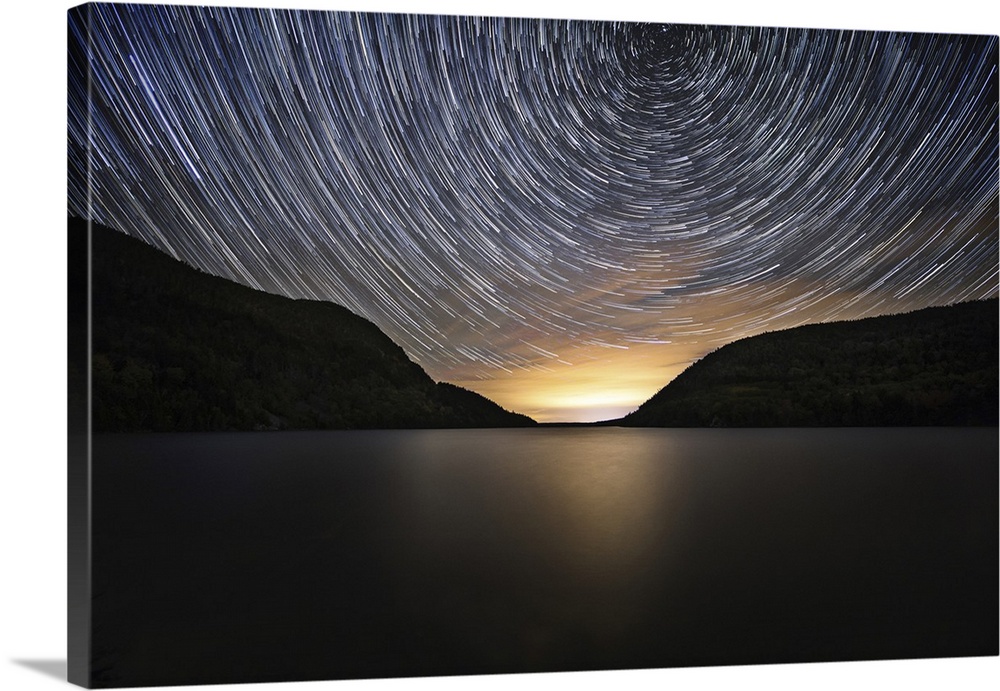 Star Trails over Acadia National Park