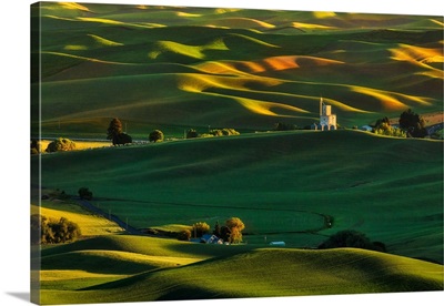 Steptoe Butte in the Palouse at sunrise