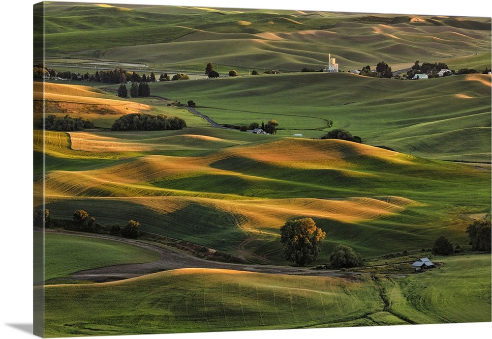 Steptoe Butte in the Palouse at sunrise