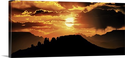 Sunset over Sedona, Arizona