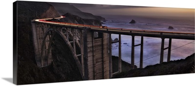 The Bixby Bridge on the California, Coast
