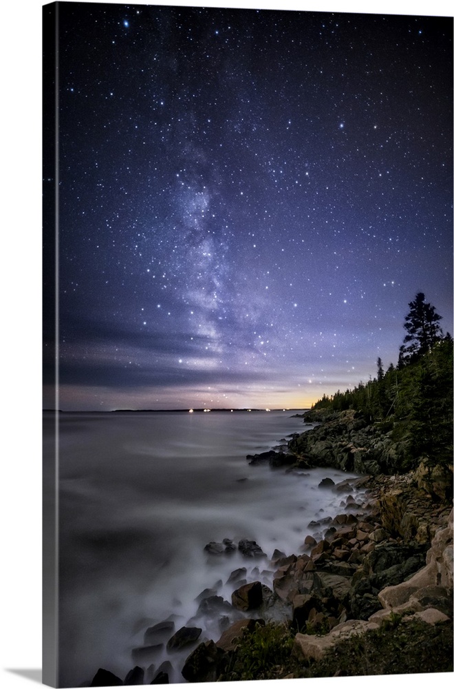 The Milky Way over Acadia National Park