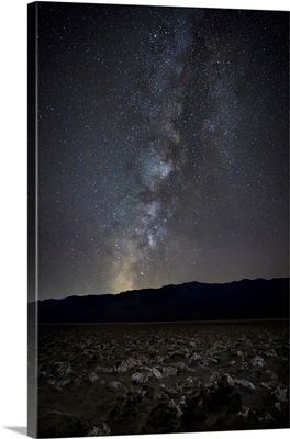 The Milky Way Over The Devils Golfcourse In Death Valley