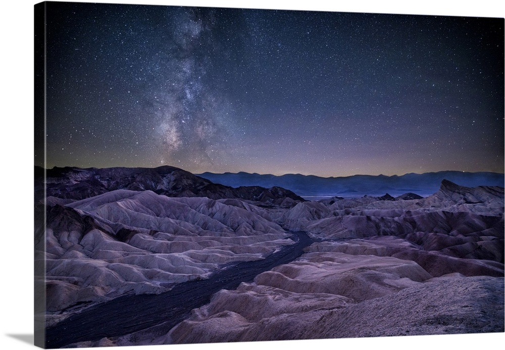 The Milky Way over Zabriski Point in Death Valley
