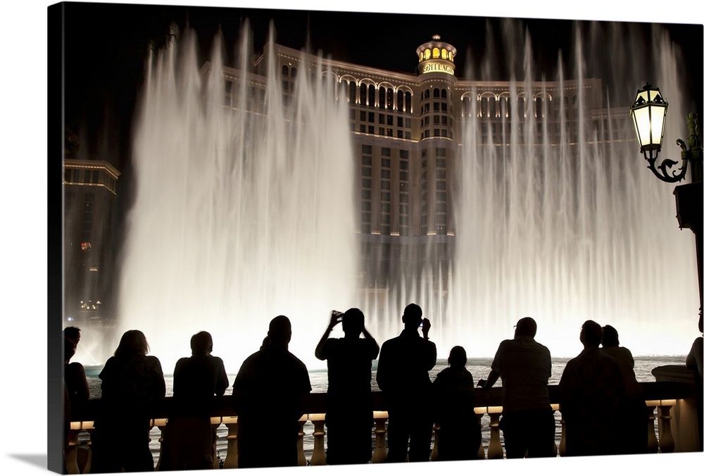 The water fountain at the Bellagio Hotel in Las Vegas, Nevada