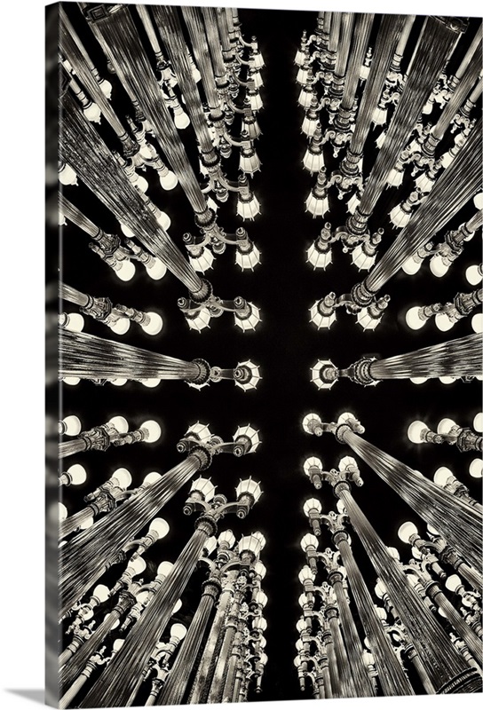 Urban Light lamp post sculpture in Los Angeles Great Big Canvas