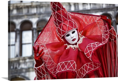 Woman in Masquerade outfit at Carnival in Venice, Italy