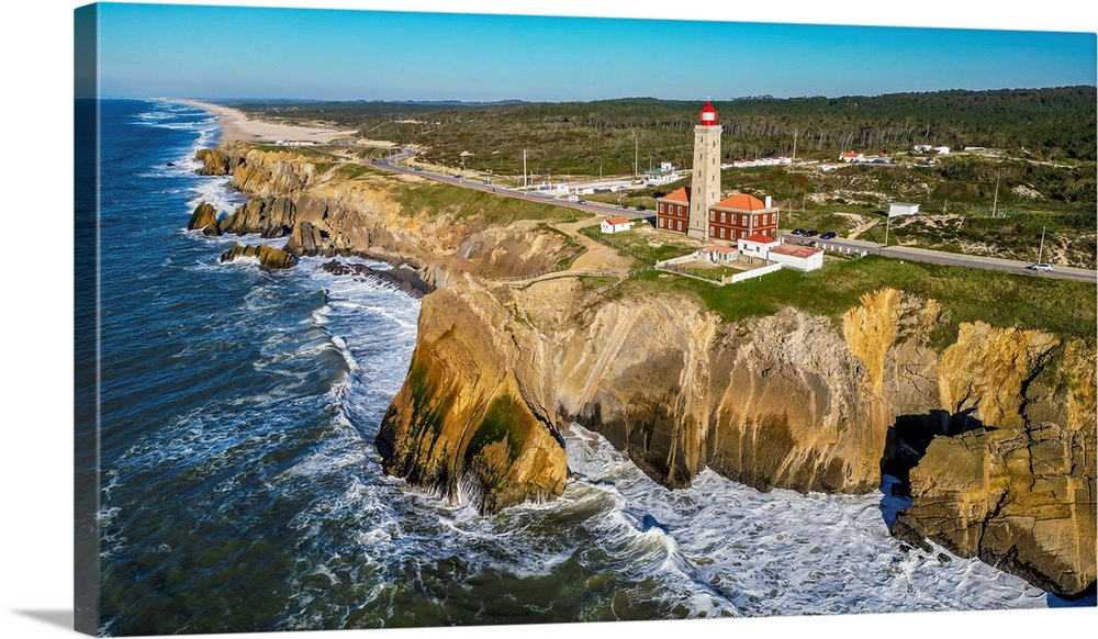 A Lighthouse On The Portuguese Seashore