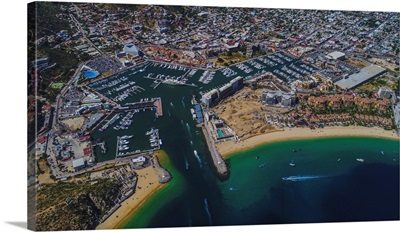 An Overhead View Of The Cabo San Lucas Marina