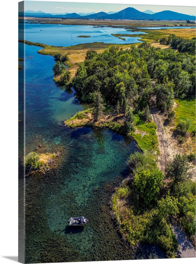 Northern California's Fall River Is A Spring Fed Wild Trout Stream Near Mount Shasta