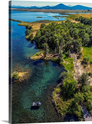 Northern California's Fall River Is A Spring Fed Wild Trout Stream Near Mount Shasta