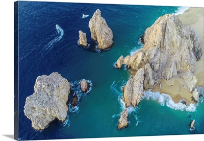 Stunning Aerial view of the Cabo arch