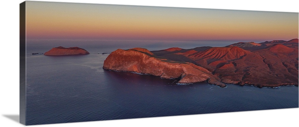 Guadalupe Island, Mexico. The legendary Guadalupe island at sunset.