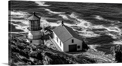 The Lighthouse On California's Wild And Beautiful Point Reyes