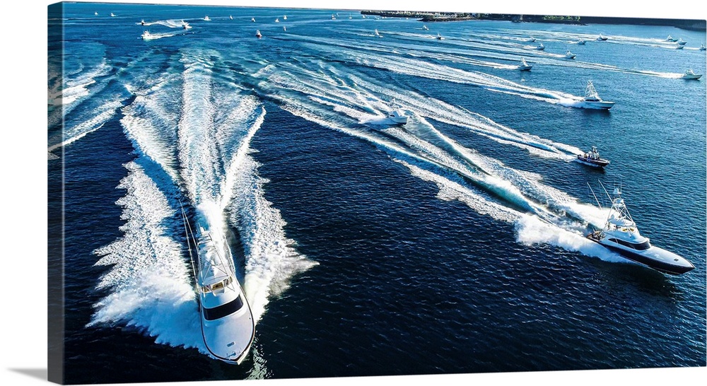 The shotgun start at the legendary Bisbees Marlin tournament. Cabo San Lucas, MX. Mexico.