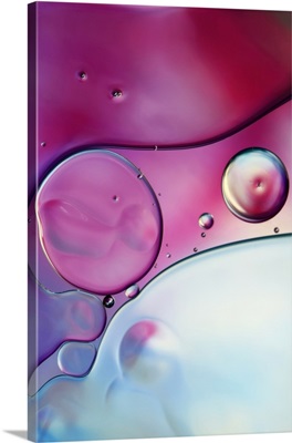 Passion Pink Bubble Abstract