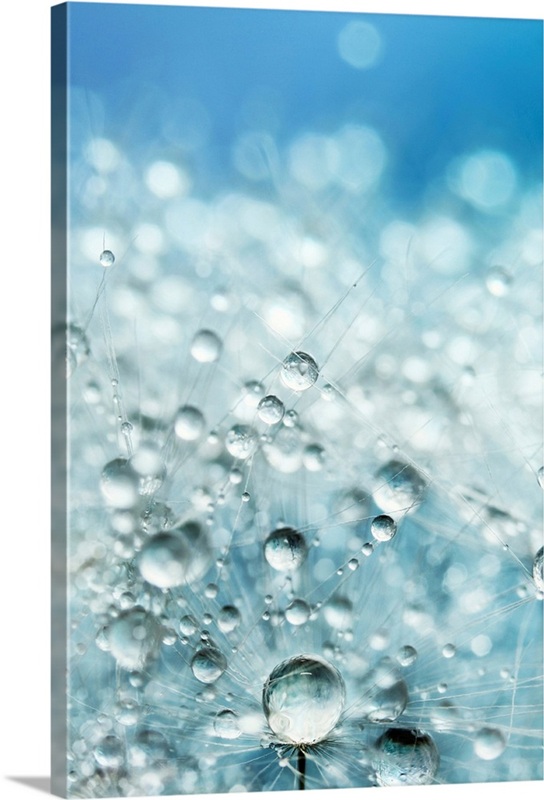 Powder Blue Drop Powder Blue Drops | Great Big Canvas