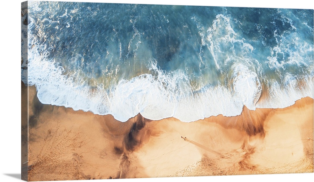 Aerial Australian beach landscape, great ocean road.
