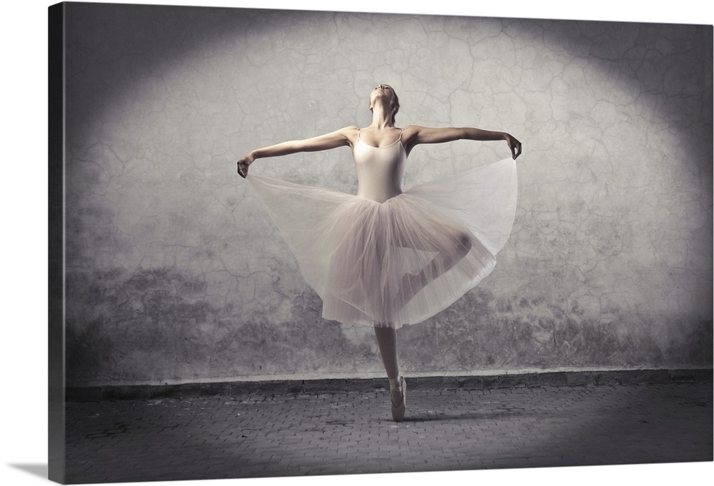 Beautiful ballerina dancing.