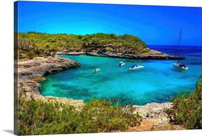 Beautiful Turquoise Bays In Stunning Mallorca