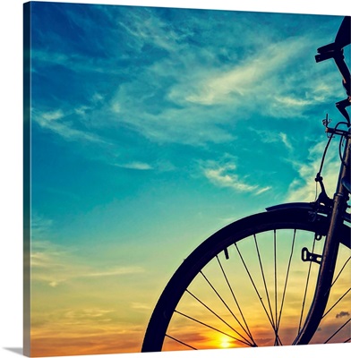 Bike Silhouette, Sunset