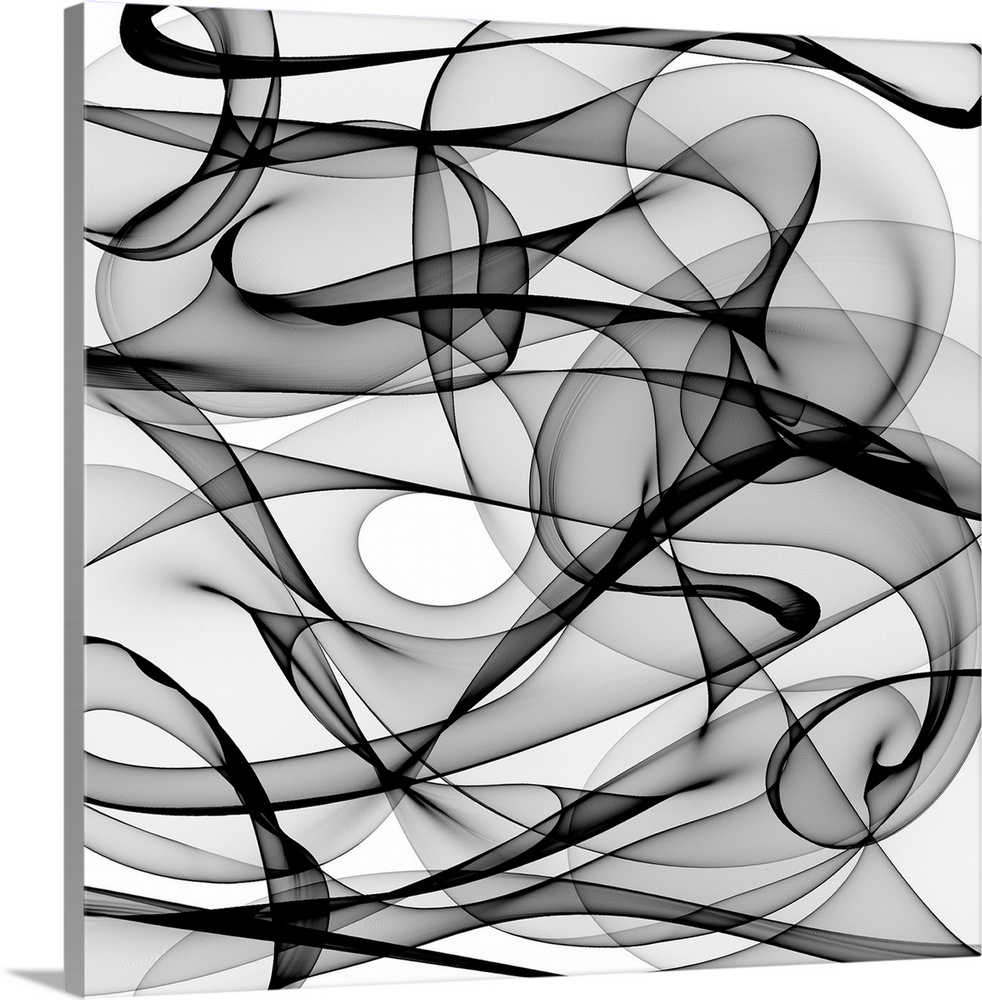 Abstract Black And White Background